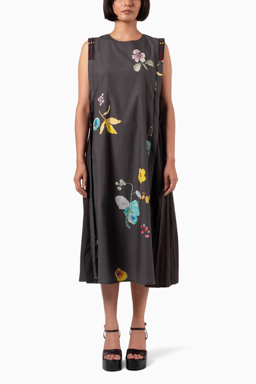 Charcoal Eleni Dress