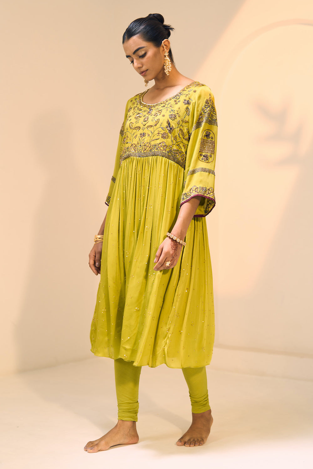 Green Lavanya Kurta Set