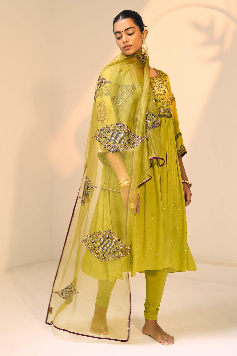 Green Lavanya Dupatta