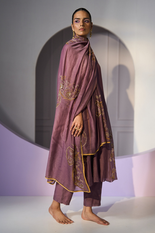 Purple Husna Dupatta