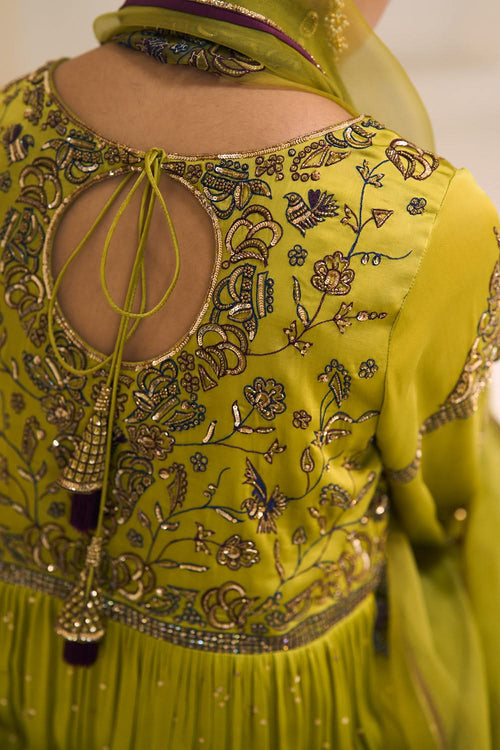 Green Lavanya Kurta Set