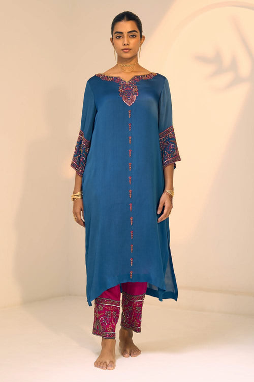 Blue Taara Kurta Set