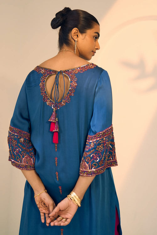Blue Taara Kurta Set