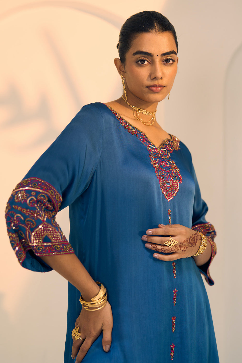 Blue Taara Kurta Set