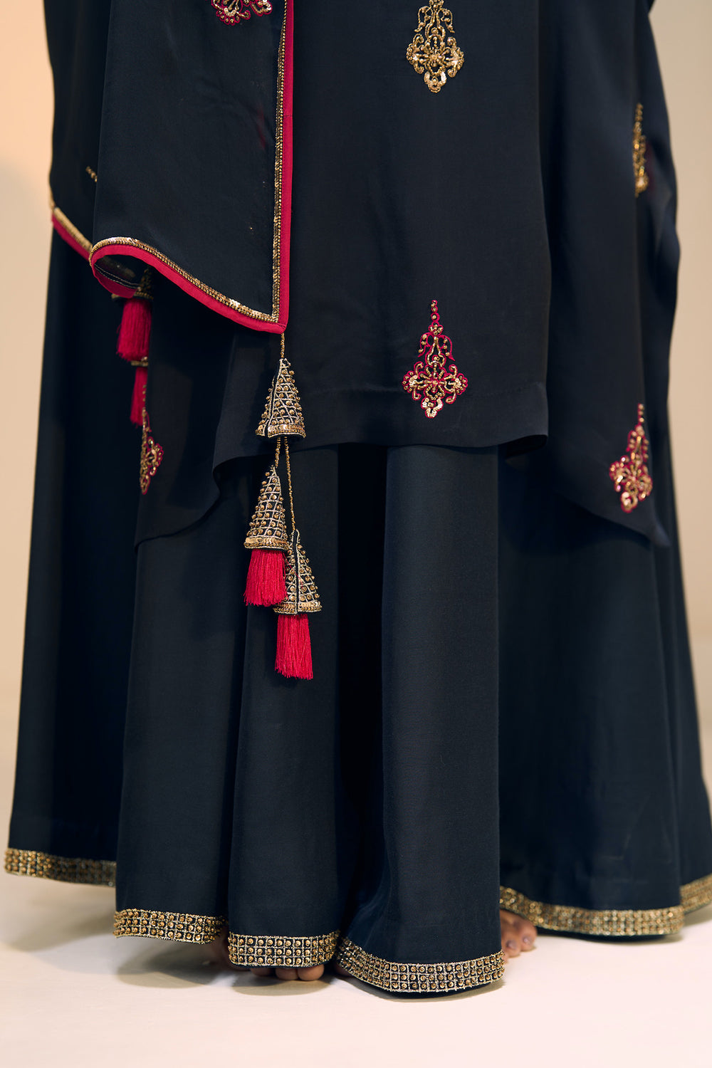 Black Chavi Dupatta