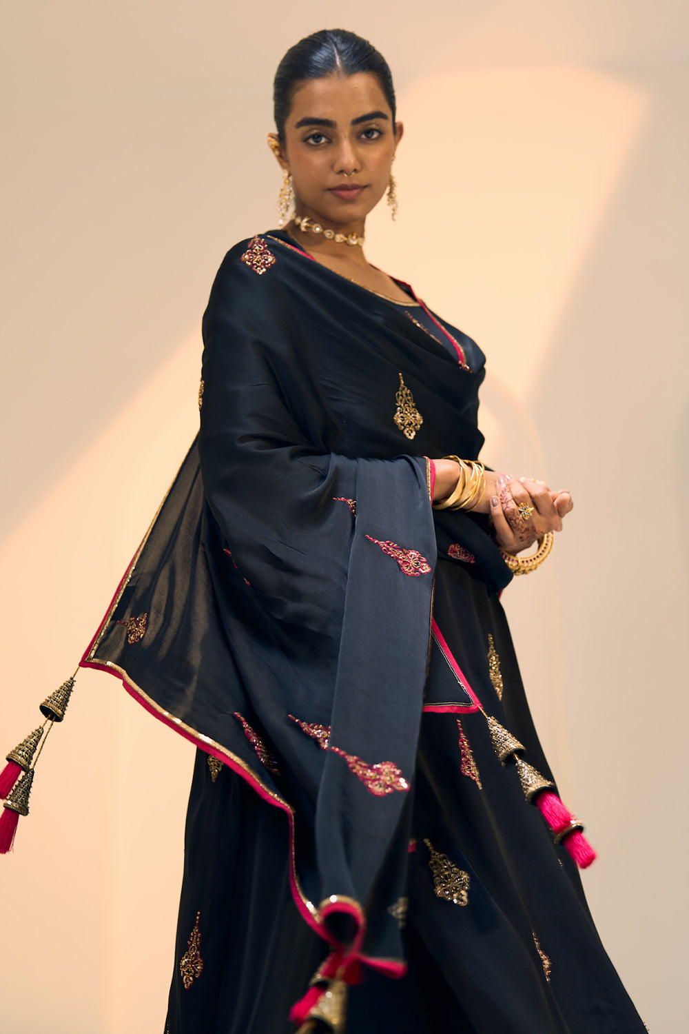 Black Chavi Dupatta