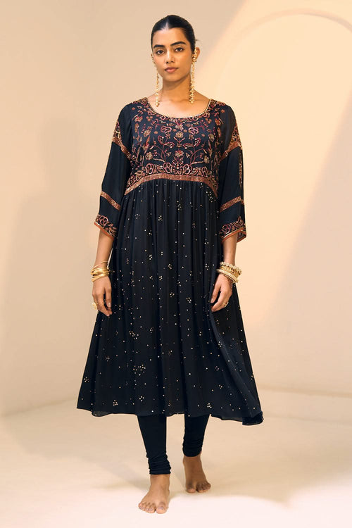 Black Lavanya Kurta Set