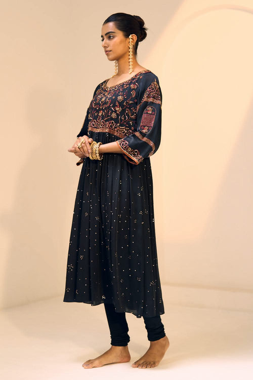 Black Lavanya Kurta Set