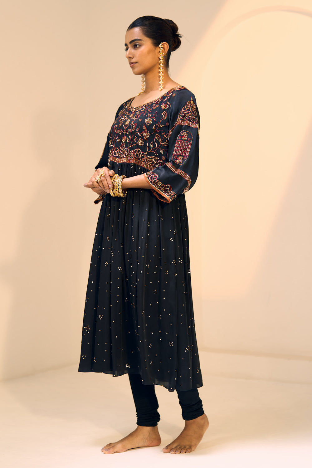 Black Lavanya Kurta Set