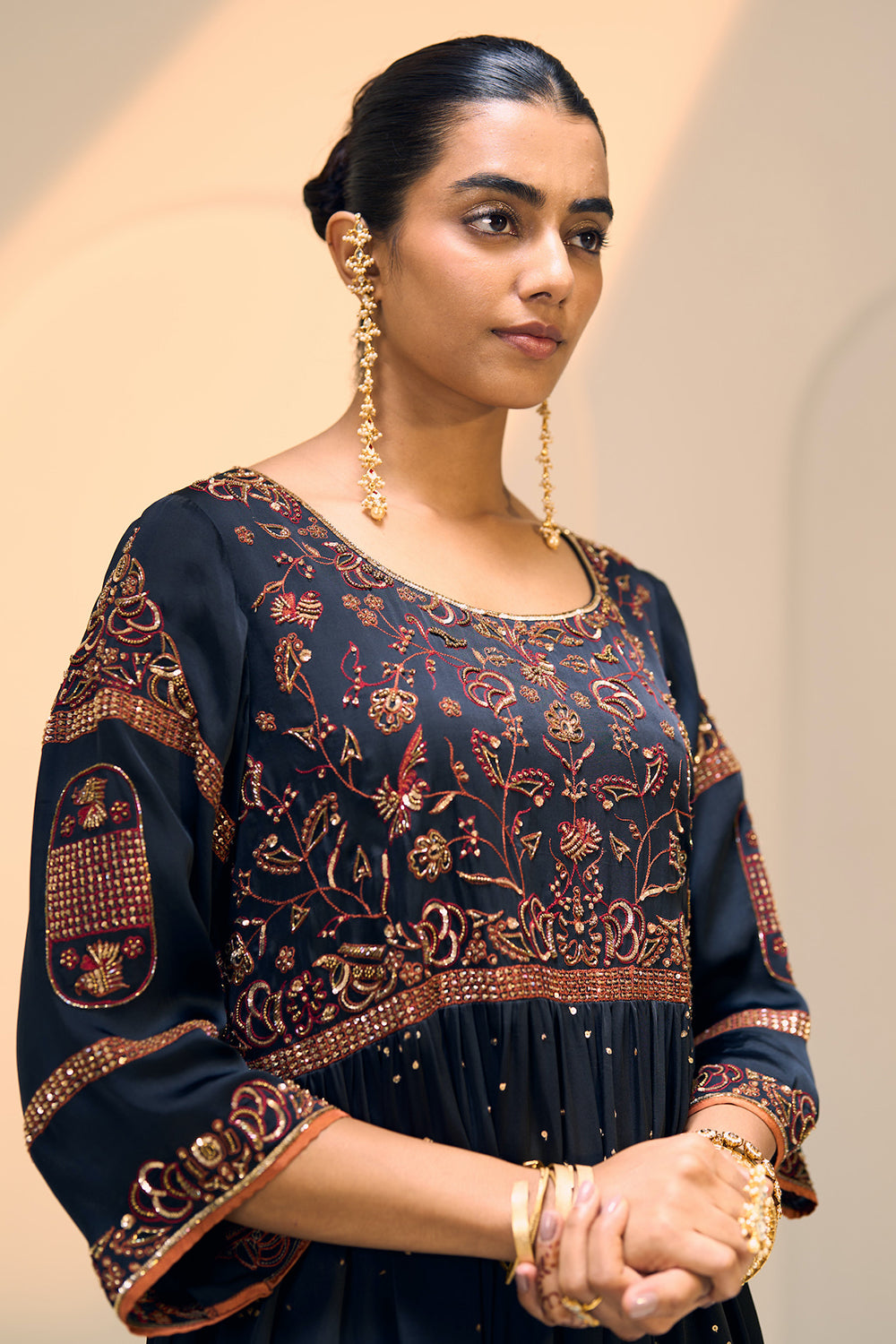 Black Lavanya Kurta Set