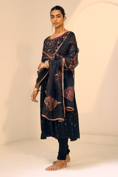Black Lavanya Dupatta