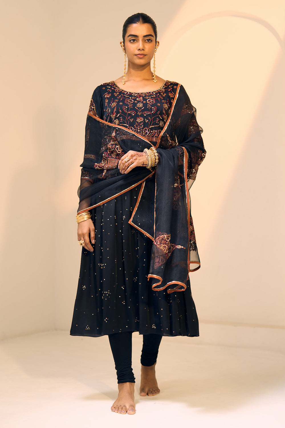 Black Lavanya Dupatta