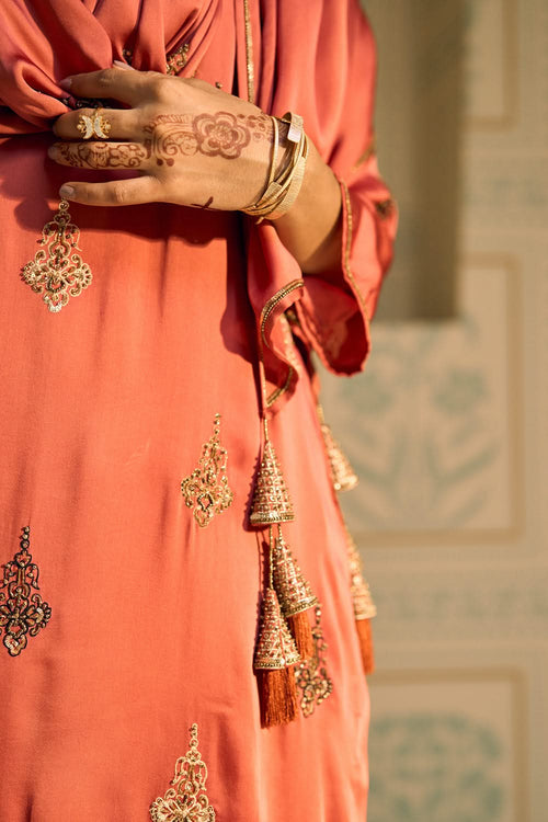 Orange Chavi Dupatta