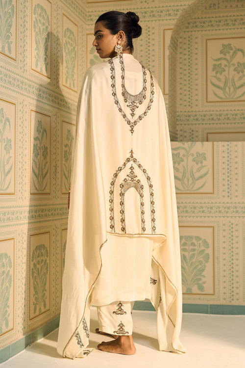 White Anya Dupatta