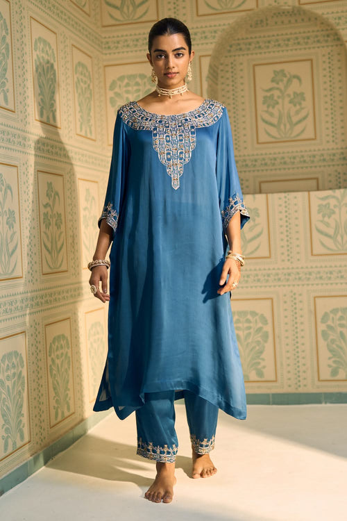 Blue Isha Kurta Set