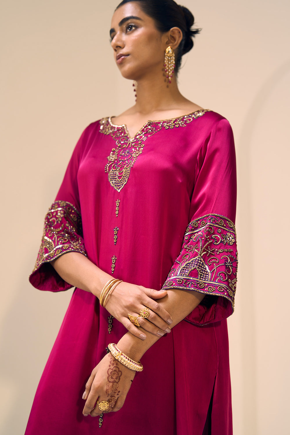 Pink Taara Kurta Set