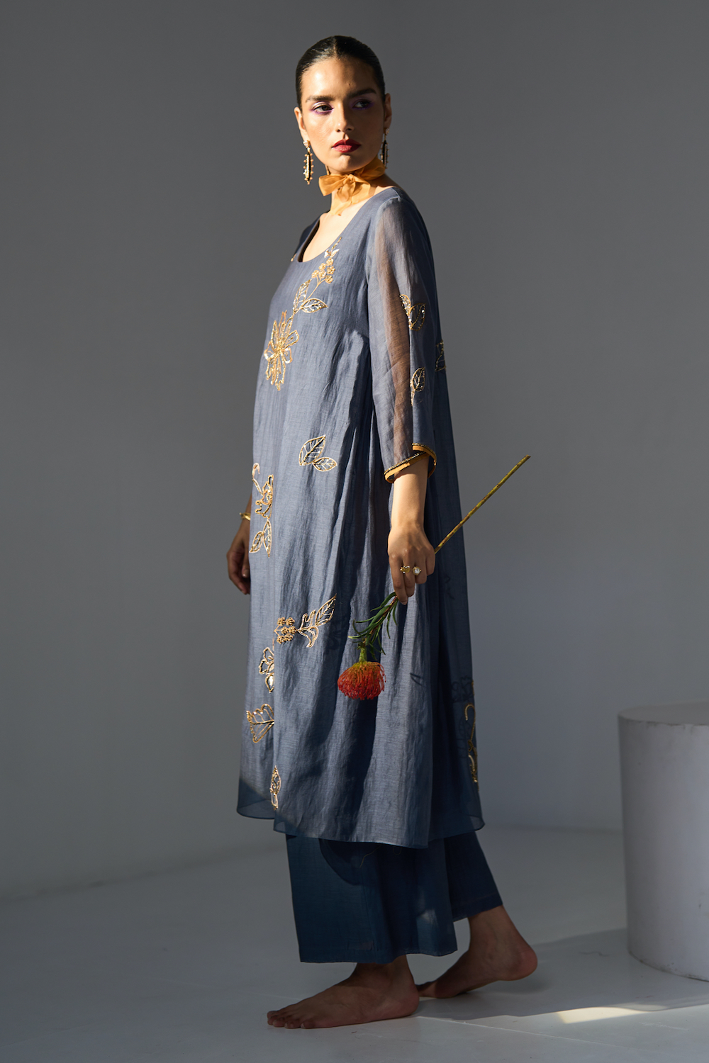 Blue Mansa Kurta Set