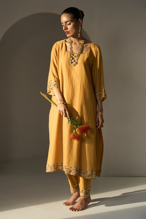 Yellow Pavit Kurta Set