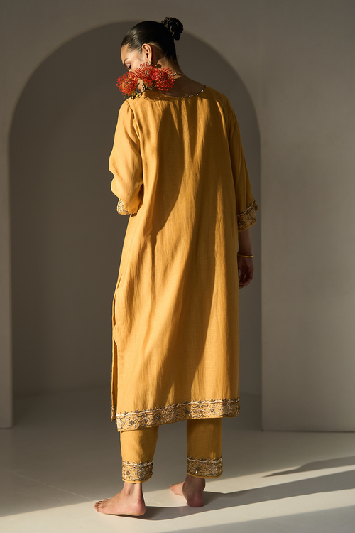 Yellow Pavit Kurta Set