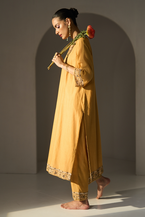 Yellow Pavit Kurta Set