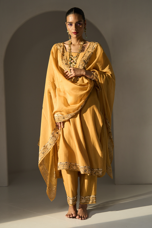 Yellow Pavit Dupatta