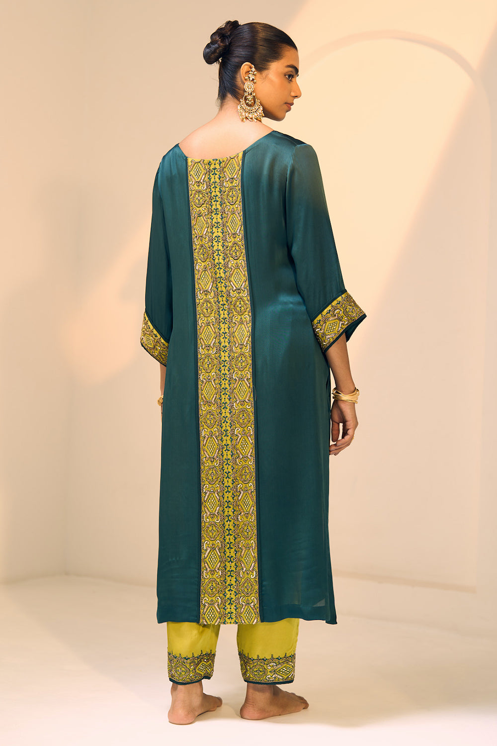 Green Seerat Kurta Set