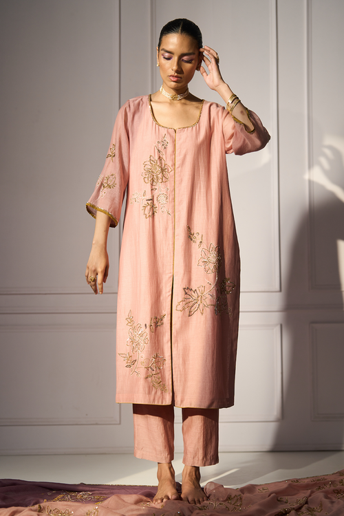 Pink Balori Kurta Set