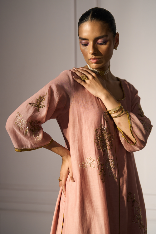 Pink Balori Kurta Set