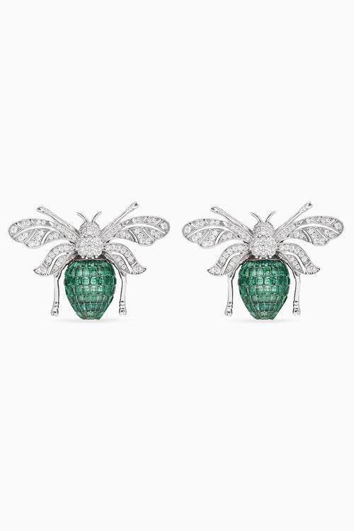 Enchanted Hive Honey Bee Earrings