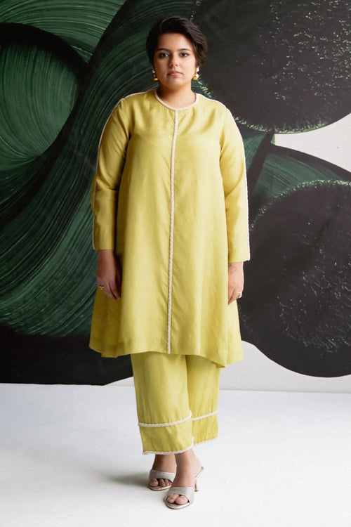 Lime Green Kurta Set