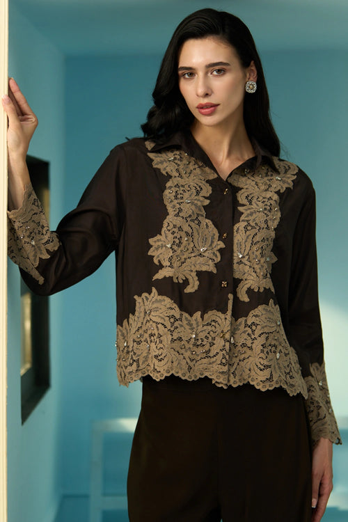Espresso Orchid Brown Co-ord Set