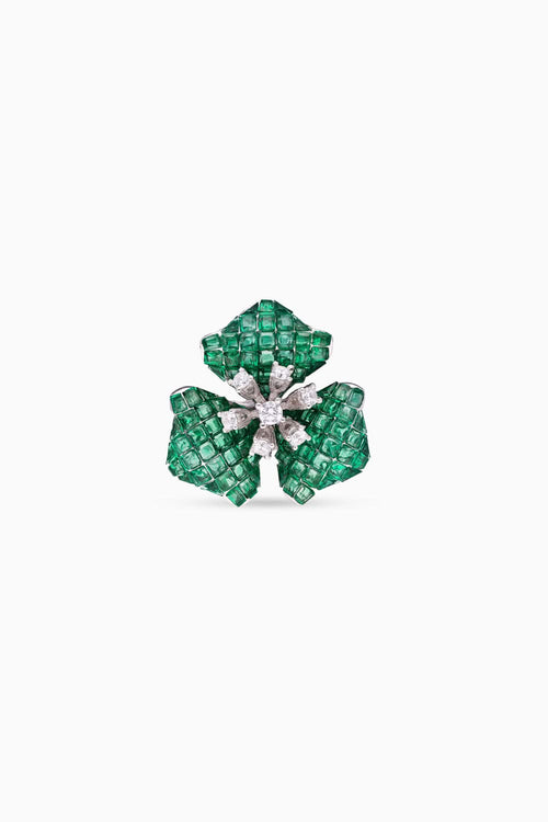 Ethereal Trillium Blossom Ring