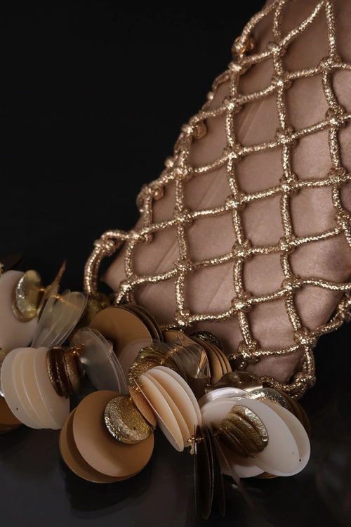Gilded Prism Gold Phone Bag