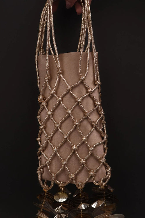 Gilded Prism Gold Phone Bag
