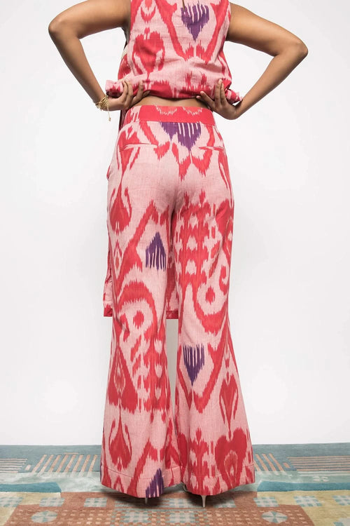 Kick & Flare Pink Pants
