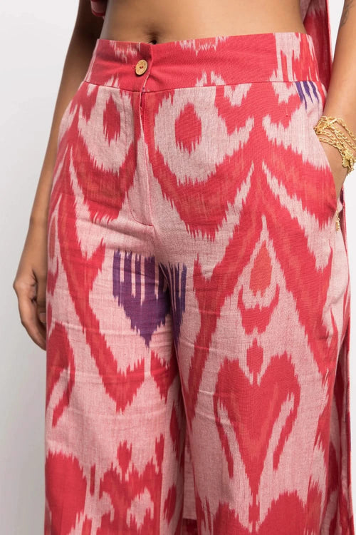 Kick & Flare Pink Pants