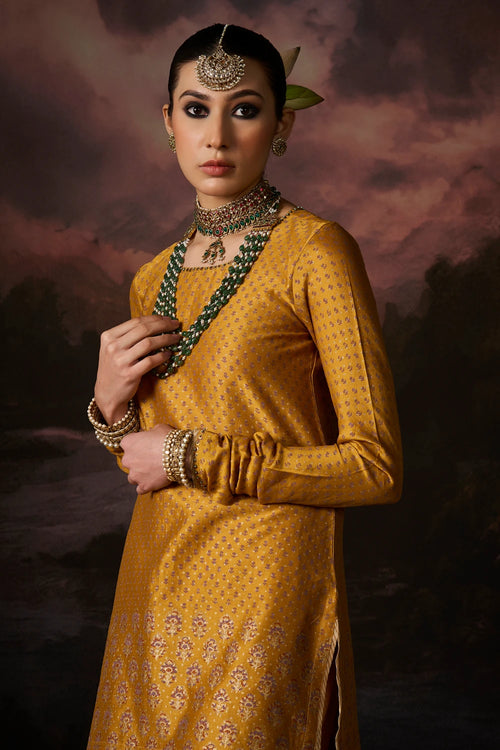 Firoz Yellow Kurta Set