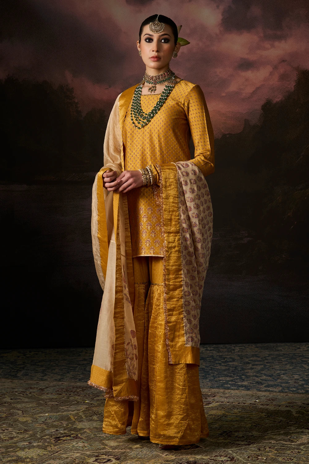 Firoz Yellow Kurta Set
