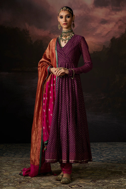 Fiza Jamun Purple Set