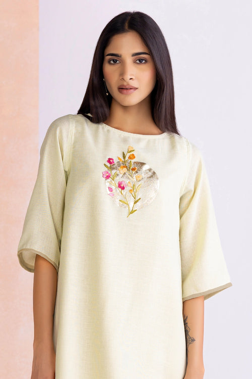 Floral Moon Lane Green Dress