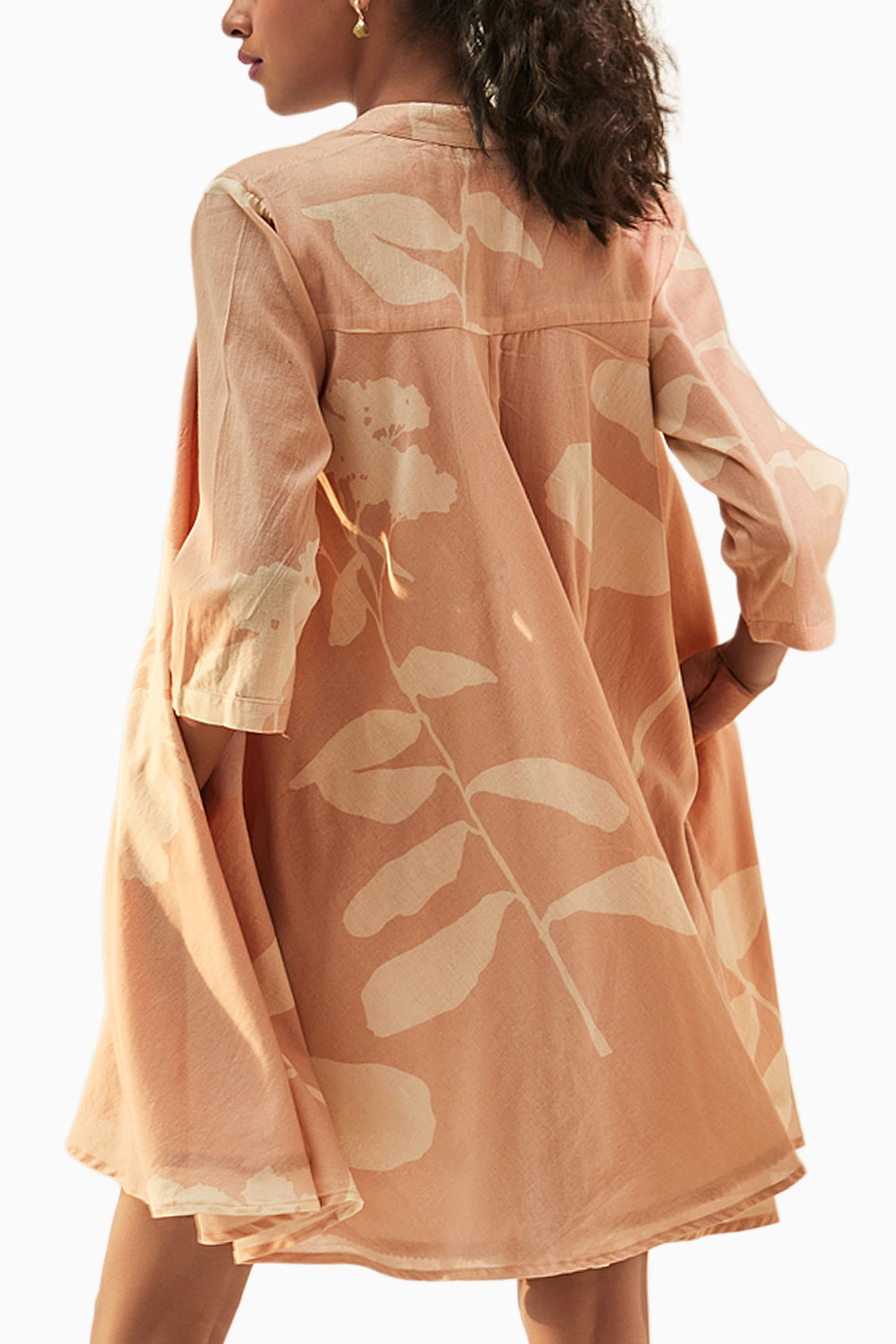 Dusky Pink Shirt Dress