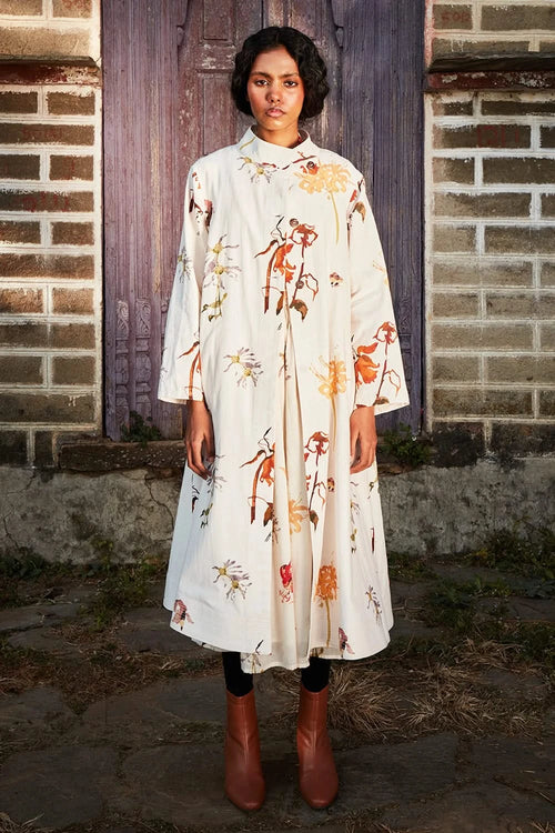 Snowcap Trench Dress