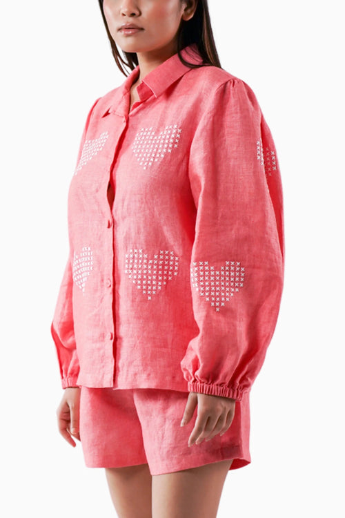 Pink Amour Co-ord Set