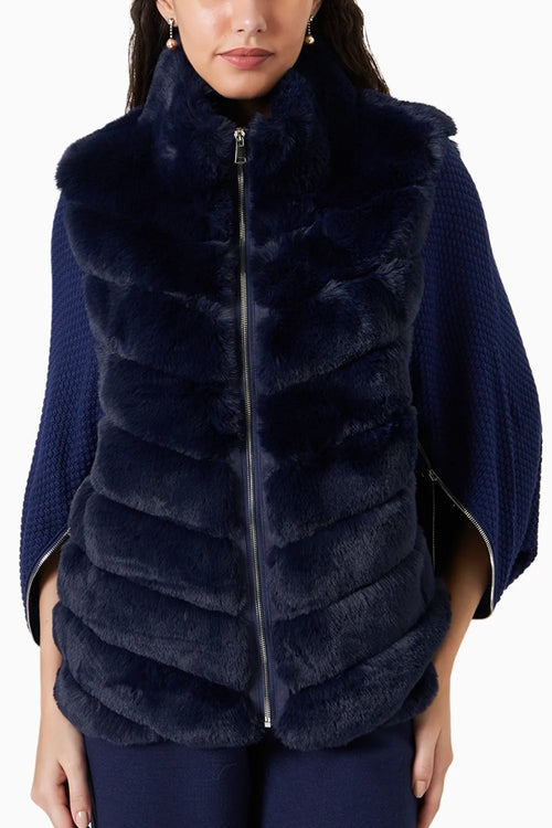 Princess Navy Blue Cape