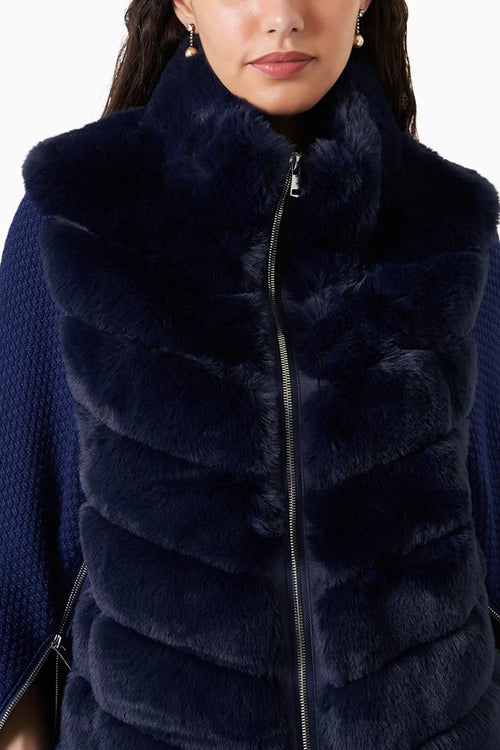 Princess Navy Blue Cape