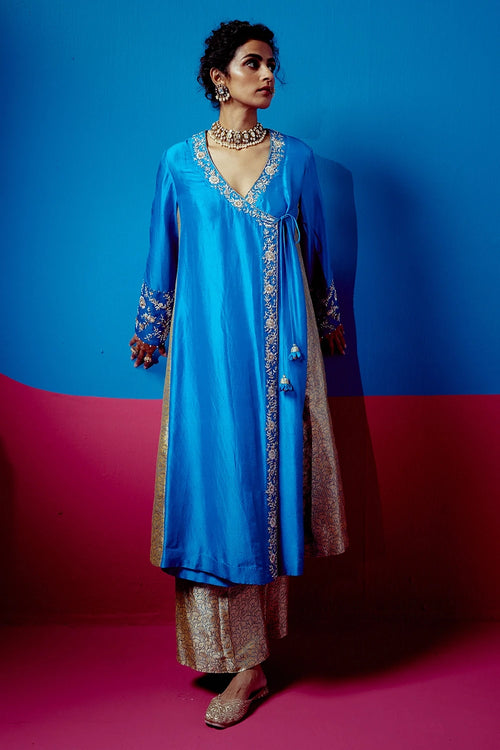 Falak Neelambari Kurta Set