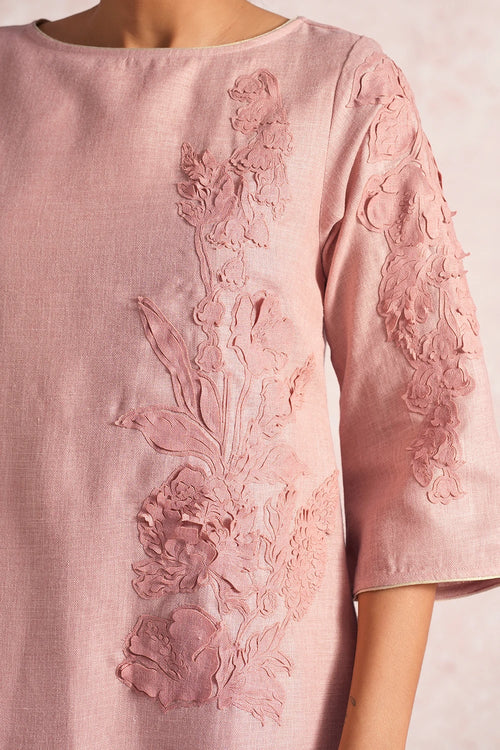 Floral Shadows Blush Jenny Dress