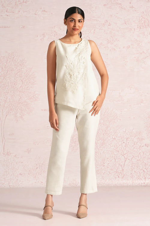 Floral shadows Off White Angle Co-ord