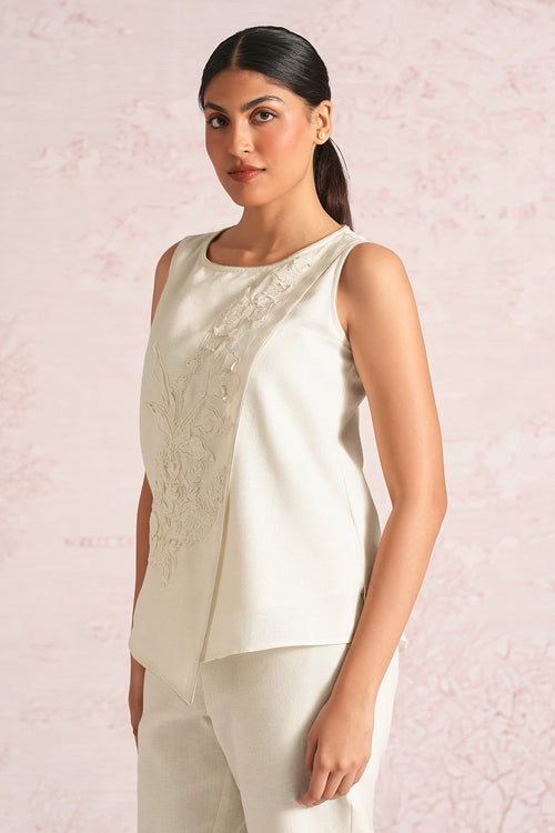 Floral shadows Off White Angle Co-ord