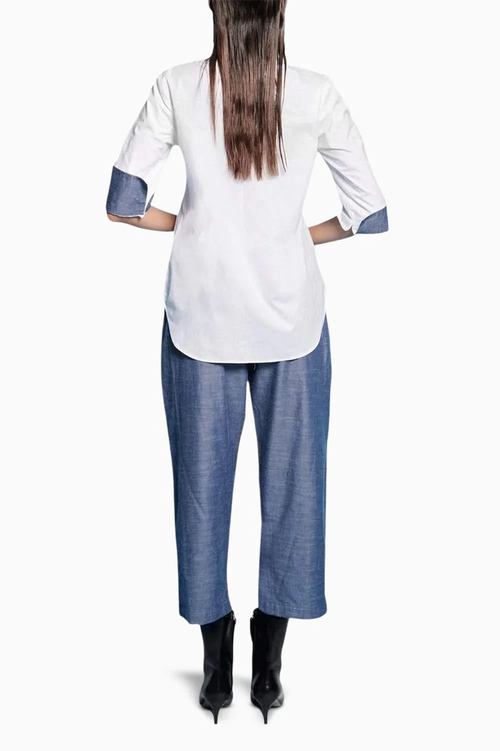 Flower Patchwork Top With Pants